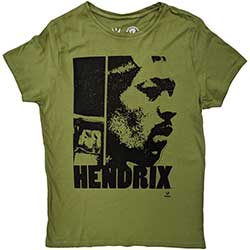 Jimi Hendrix Ladies Scoop Neck T-Shirt: Let Me Live