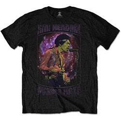 Jimi Hendrix Unisex T-Shirt: Purple Haze Frame