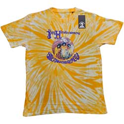 Jimi Hendrix Unisex T-Shirt: Are You Experienced (Dip-Dye)