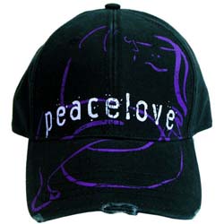 John Lennon Unisex Baseball Cap: Peace & Love
