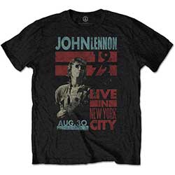 John Lennon Unisex T-Shirt: Live in NYC