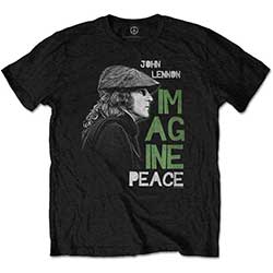 John Lennon Unisex T-Shirt: Imagine Peace