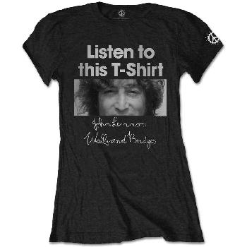 John Lennon Ladies T-Shirt: Listen Lady