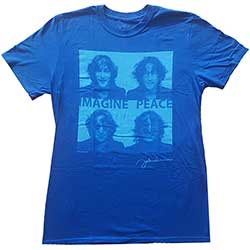 John Lennon Unisex T-Shirt: Glasses 4 Up