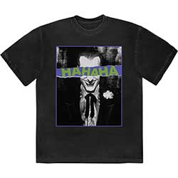 DC Comics Unisex T-Shirt: Joker Hahaha Eyes