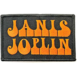 Janis Joplin Standard Woven Patch: Logo