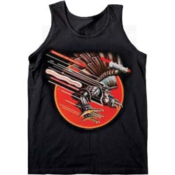 Judas Priest Ladies Vest T-Shirt: Vengeance (Embellished)