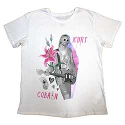Kurt Cobain Unisex T-Shirt: Flower