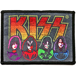 KISS Standard Printed Patch: Faces & Icons