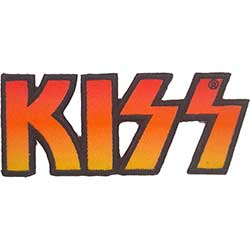 KISS Standard Woven Patch: Cut-Out Logo