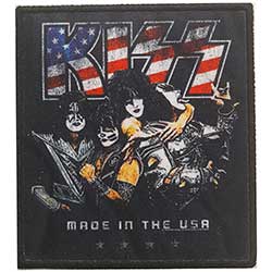KISS Standard Printed Patch: Made In The USA