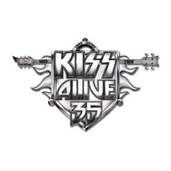 KISS Pin Badge: Alive 35 Tour