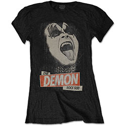 KISS Ladies T-Shirt: The Demon Rock