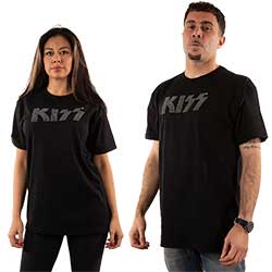KISS Unisex Embellished T-Shirt: Logo