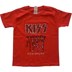 KISS Kids T-Shirt: Destroyer Sketch