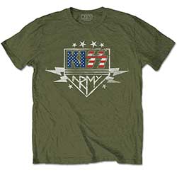 KISS Unisex T-Shirt: Army Lightning