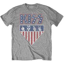 KISS Unisex T-Shirt: Stars And Stripes
