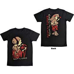 Korn Unisex T-Shirt: Follow The Leader (Back Print)