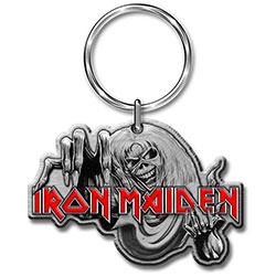 Iron Maiden Keychain: Number Of The Beast (Enamel In-Fill)