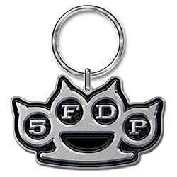 Five Finger Death Punch Keychain: Knuckles (Enamel In-Fill)