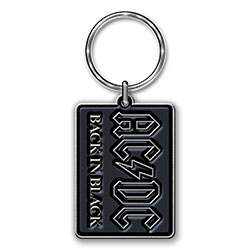 AC/DC Keychain: Back in Black (Die-Cast Relief)