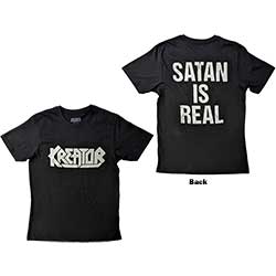 Kreator Unisex T-Shirt: Satan Is Real (Back Print)