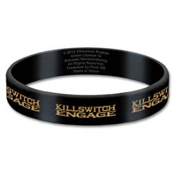 Killswitch Engage Gummy Wristband: Logo