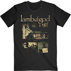 Lamb Of God Unisex T-Shirt: Album Collage