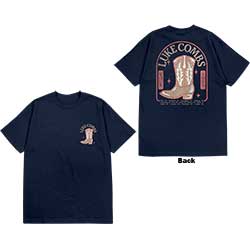 Luke Combs Unisex T-Shirt: Tour '23 Cowboy Boot (Back Print & Ex-Tour)
