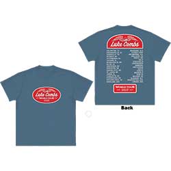 Luke Combs Unisex T-Shirt: Tour '23 Wings (Back Print & Ex-Tour)