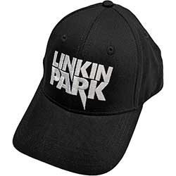 Linkin Park Unisex Baseball Cap: White Logo  