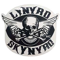 Lynyrd Skynyrd Rubber Magnet: Skull Logo