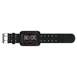 AC/DC Leather Wrist Strap: Rock or Bust