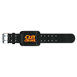 Ozzy Osbourne Leather Wrist Strap: Logo
