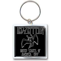 Led Zeppelin Keychain: 1977 USA Tour (Photo-print)