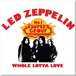 Led Zeppelin Fridge Magnet: Whole Lotta Love