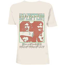 Led Zeppelin Unisex T-Shirt: Japanese Poster