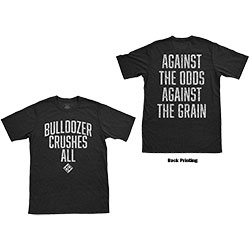 Machine Head Unisex T-Shirt: Bulldozer (Back Print)