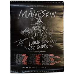 Maneskin  Poster: Loud Kids European Tour  '23 (Ex-Tour) 