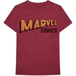 Marvel Comics Unisex T-Shirt: Warped Logo