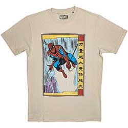 Marvel Comics Unisex T-Shirt: Spiderman Japanese
