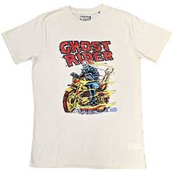Marvel Comics Unisex T-Shirt: Ghost Rider Bike