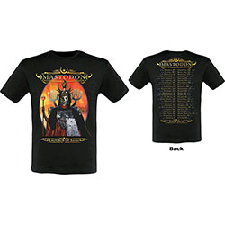 Mastodon Unisex T-Shirt: Emperor of Sand 2017 Tour (Back Print) (Ex-Tour) (Small)