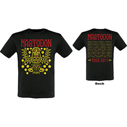 Mastodon Unisex T-Shirt: Tribal Demon 2017 Event (Back Print/Ex Tour) (Small)