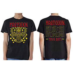 Mastodon Unisex T-Shirt: Tribal Demon Autumn 2017 (Ex-Tour)