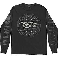 My Chemical Romance Unisex Long Sleeved T-Shirt: Circle March (Sleeve Print)
