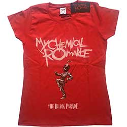 My Chemical Romance Ladies T-Shirt: The Black Parade Cover