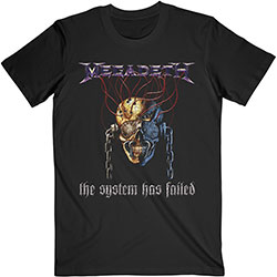 Megadeth Unisex T-Shirt: Systems Fail