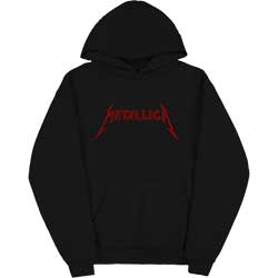 Metallica Unisex Pullover Hoodie: 40th Anniversary Songs Logo