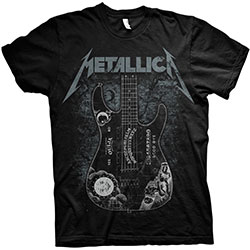 Metallica Unisex T-Shirt: Hammett Ouija Guitar